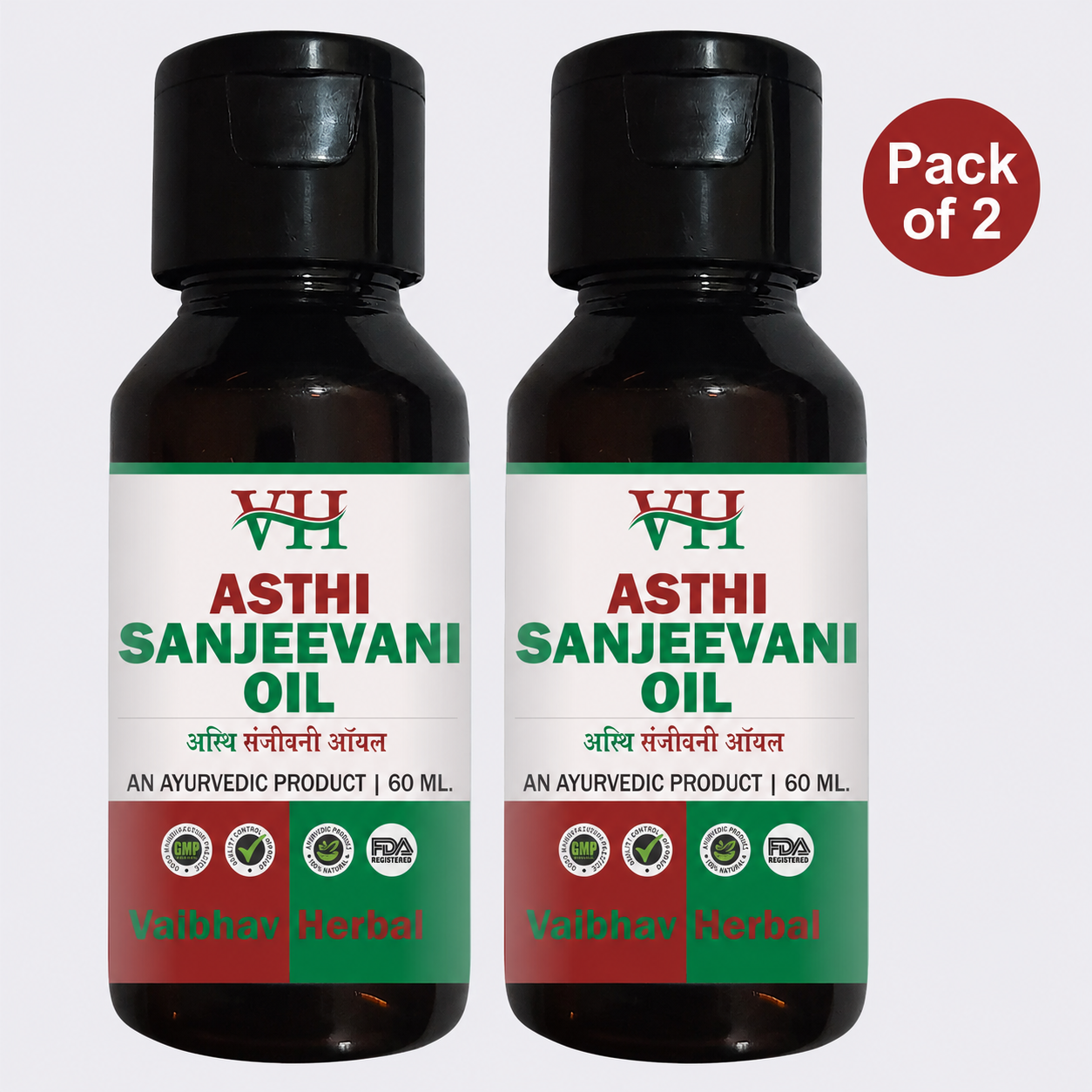 Ashti Sanjeevani Oil 60 ml Combo Pack