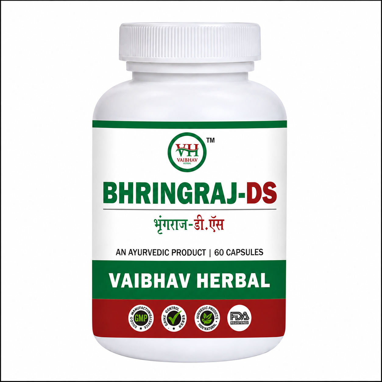 Vaibhav Herbal Bhringraj-DS 60 Capsules