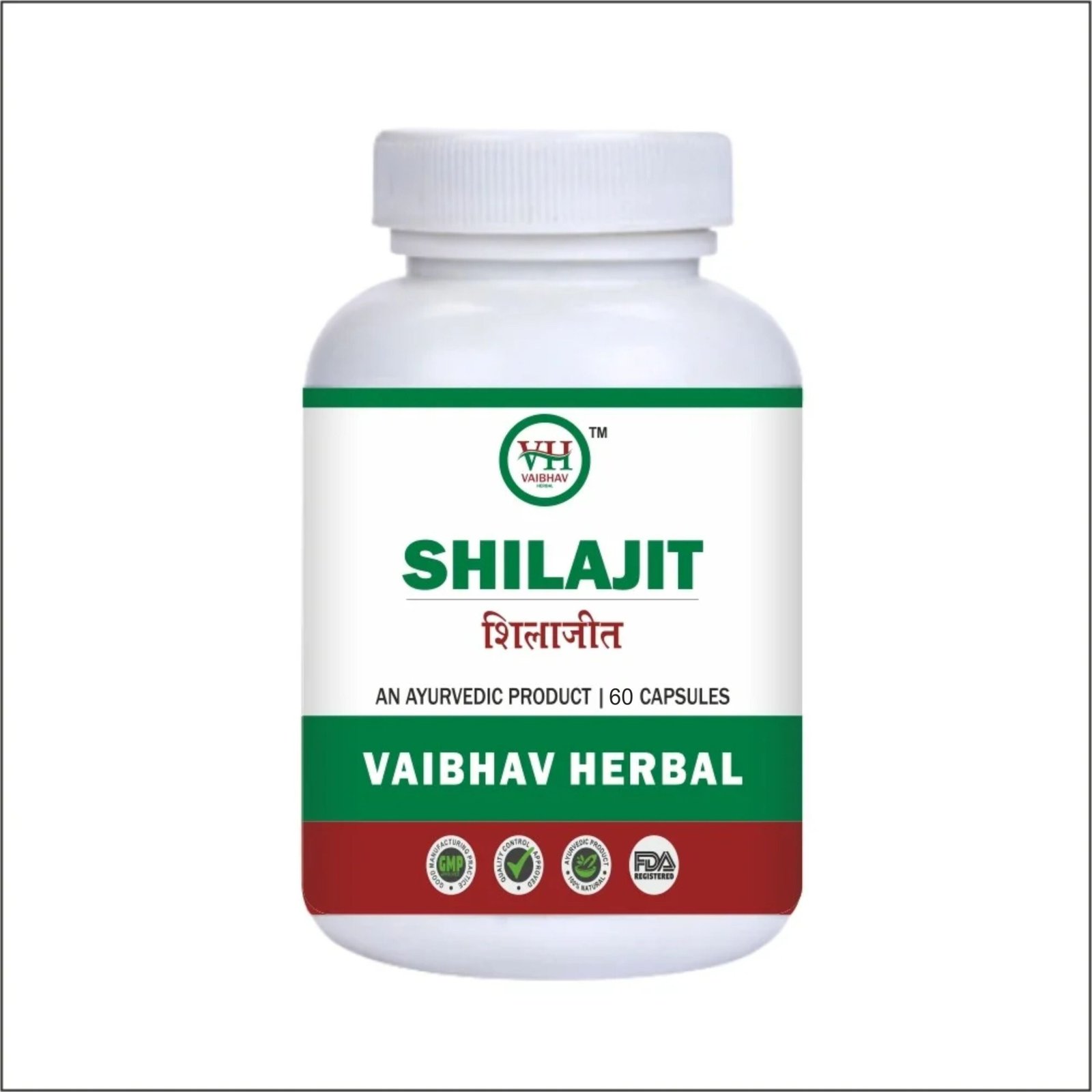 Vaibhav Herabal Shilajit 60 Capsules