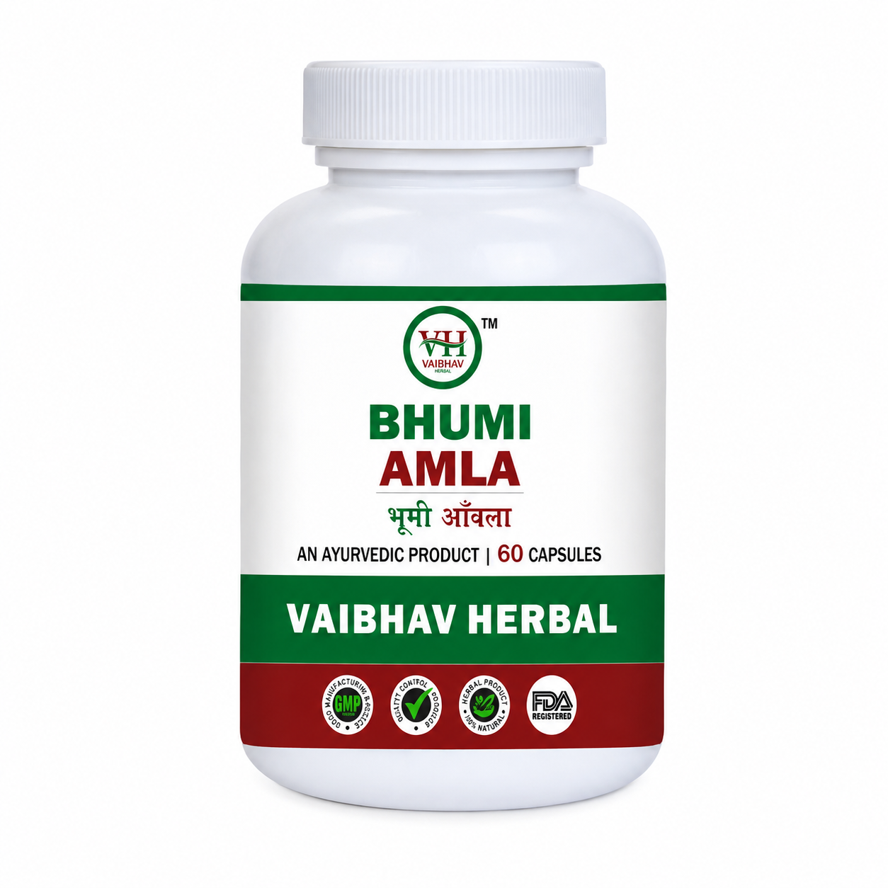 Vaibhav Herbal Bhumi Amla 60 Capsules