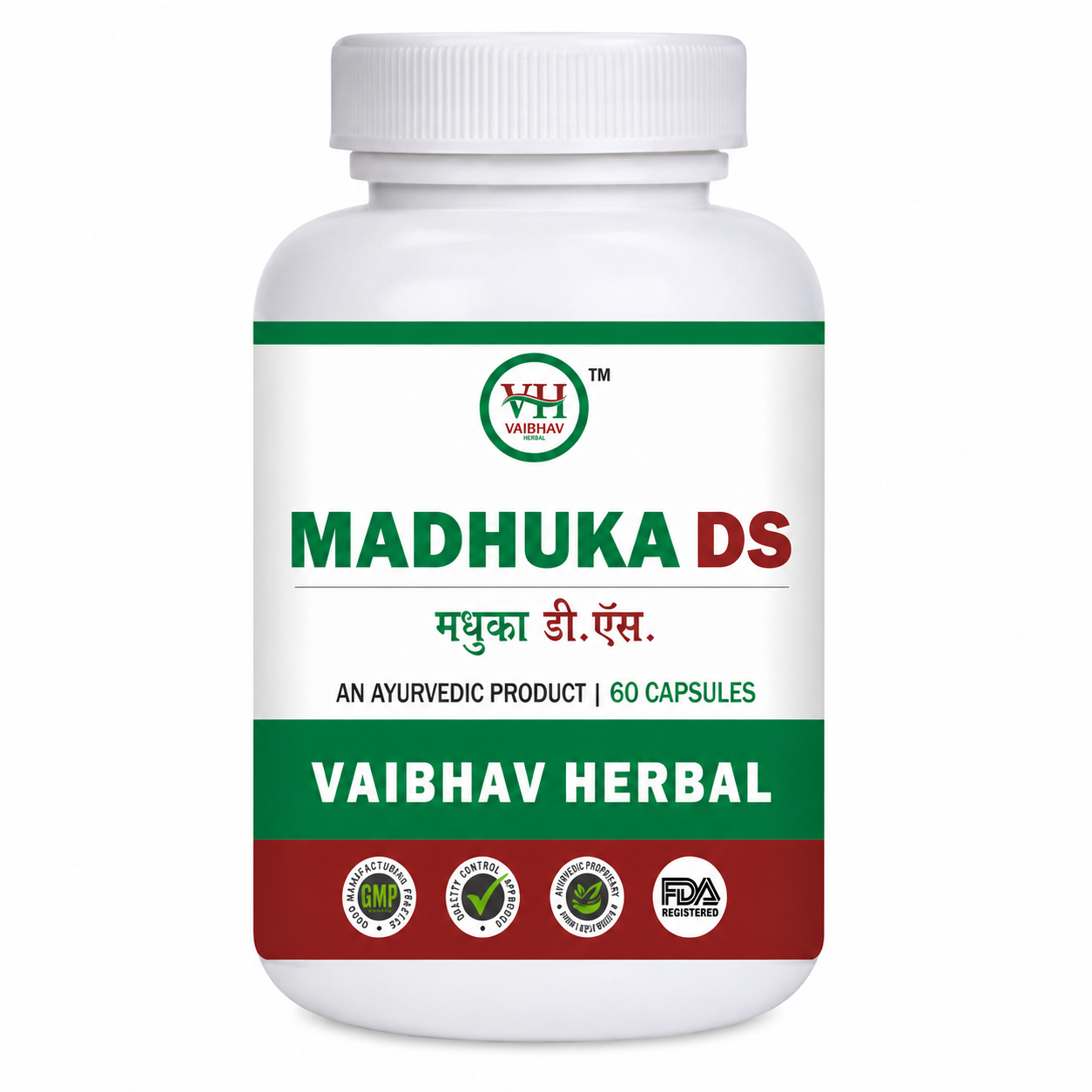 Vaibhav Herbal Madhuka DS 60 Capsules