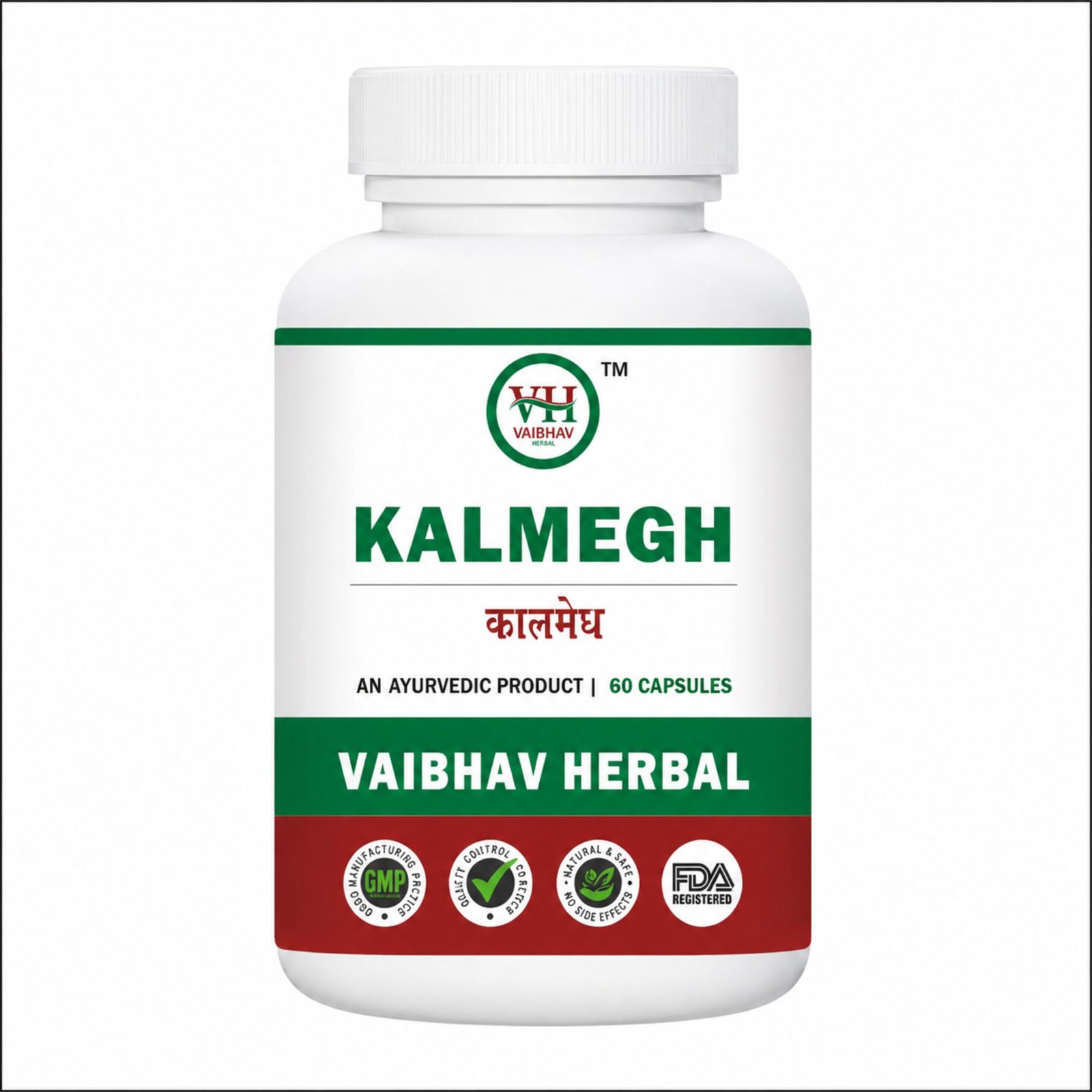 Vaibhav Herbal Kalmegh 60 Capsules